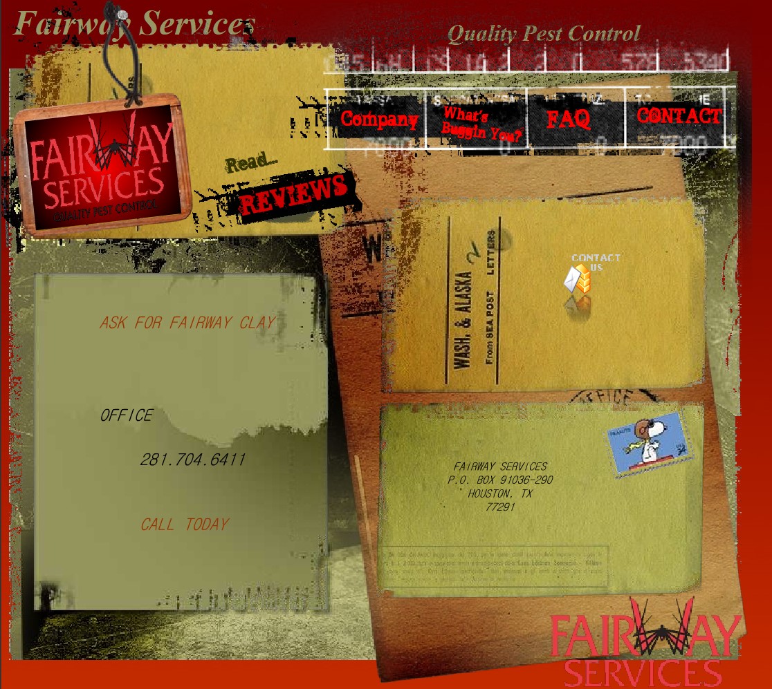 Pest control Cypress, TX. No Contract, Fairway Services